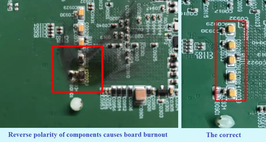 ioj40c极性反向炸板