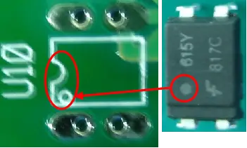 ic原点对应pcb板上丝印原点对应