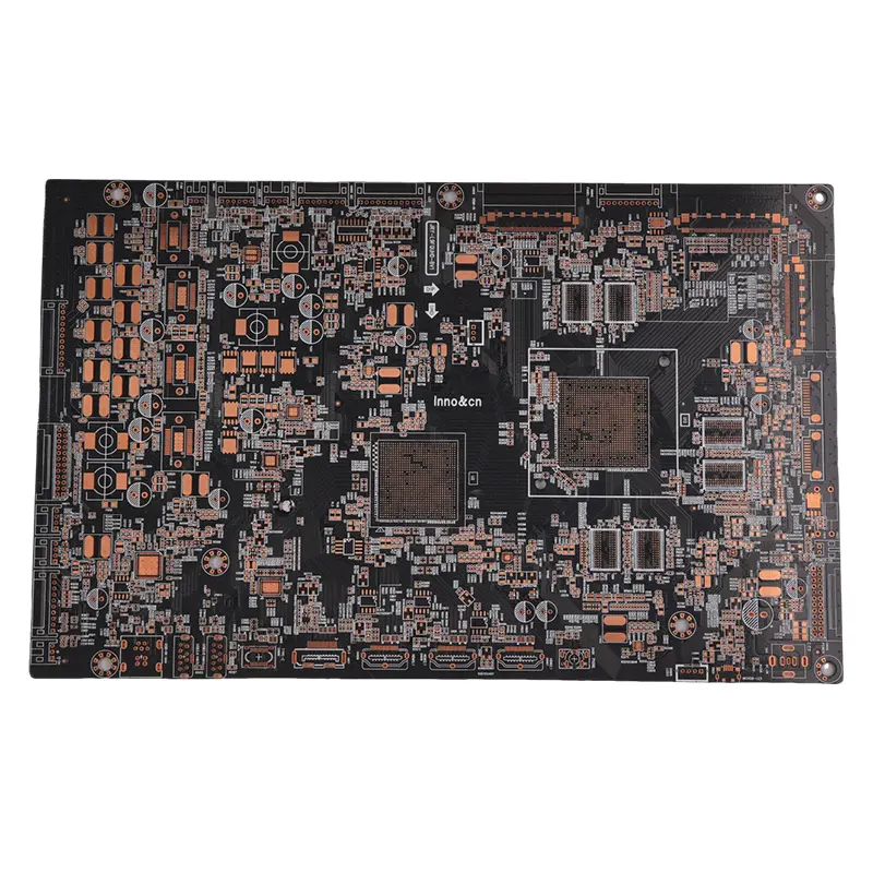 10-Layer FR4 Rigid PCB with POFV  for High-Speed Industrial
