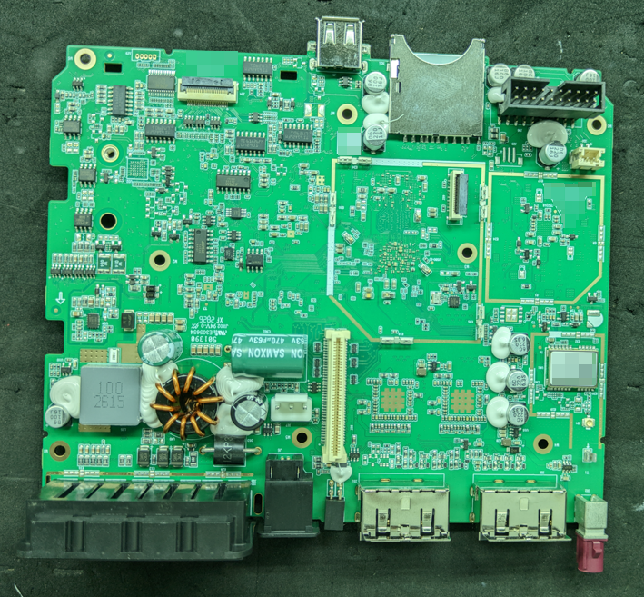 Integrated Vehicle Central Multimedia Board