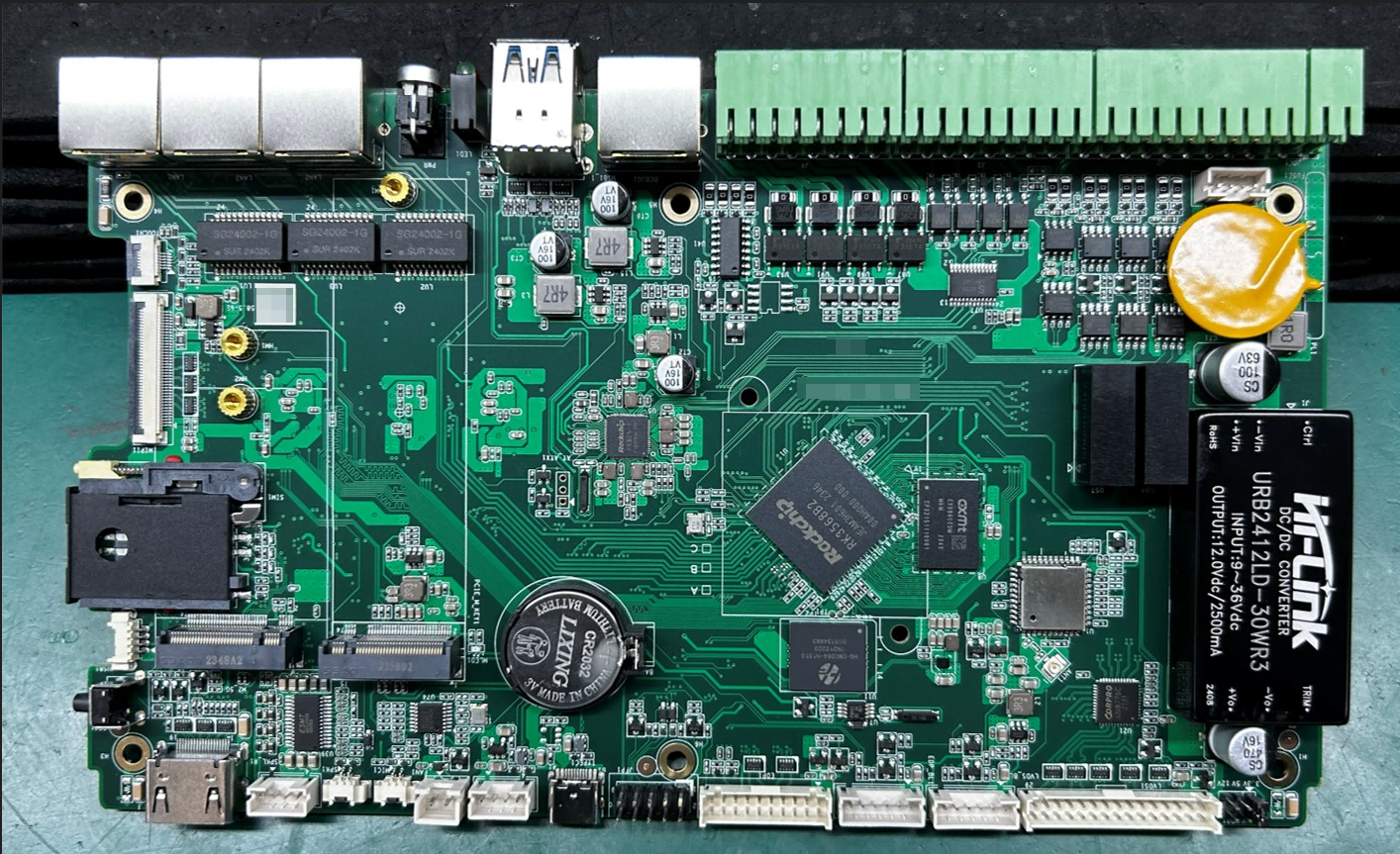RK3568 Multi‑Ethernet Industrial IoT Gateway Board